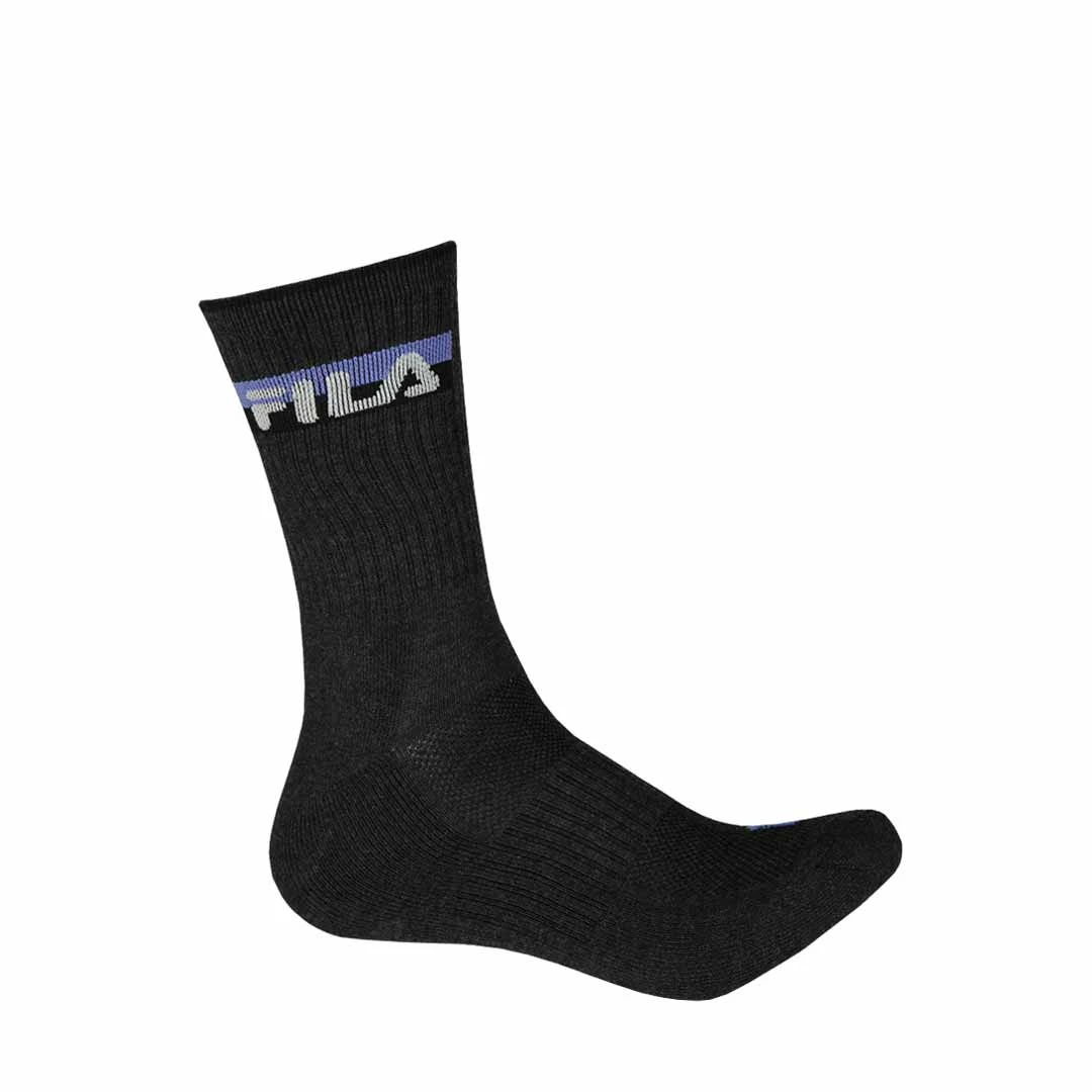 FILA - Men's 3 Pack Crew Sock (M-FW0103 COMBO12) 3 FILA - Men's 3 Pack Crew Sock (M-FW0103 COMBO12) - Image 3