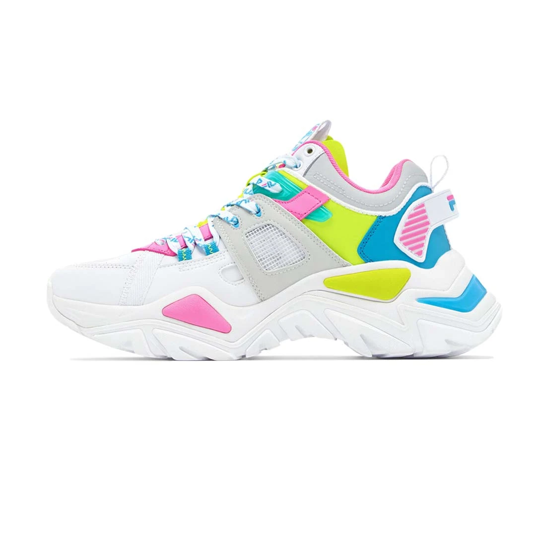 FILA - Women's Cage Mid Mixed Media Shoes (5RM01753 107) 2 FILA - Women's Cage Mid Mixed Media Shoes (5RM01753 107) - Image 2