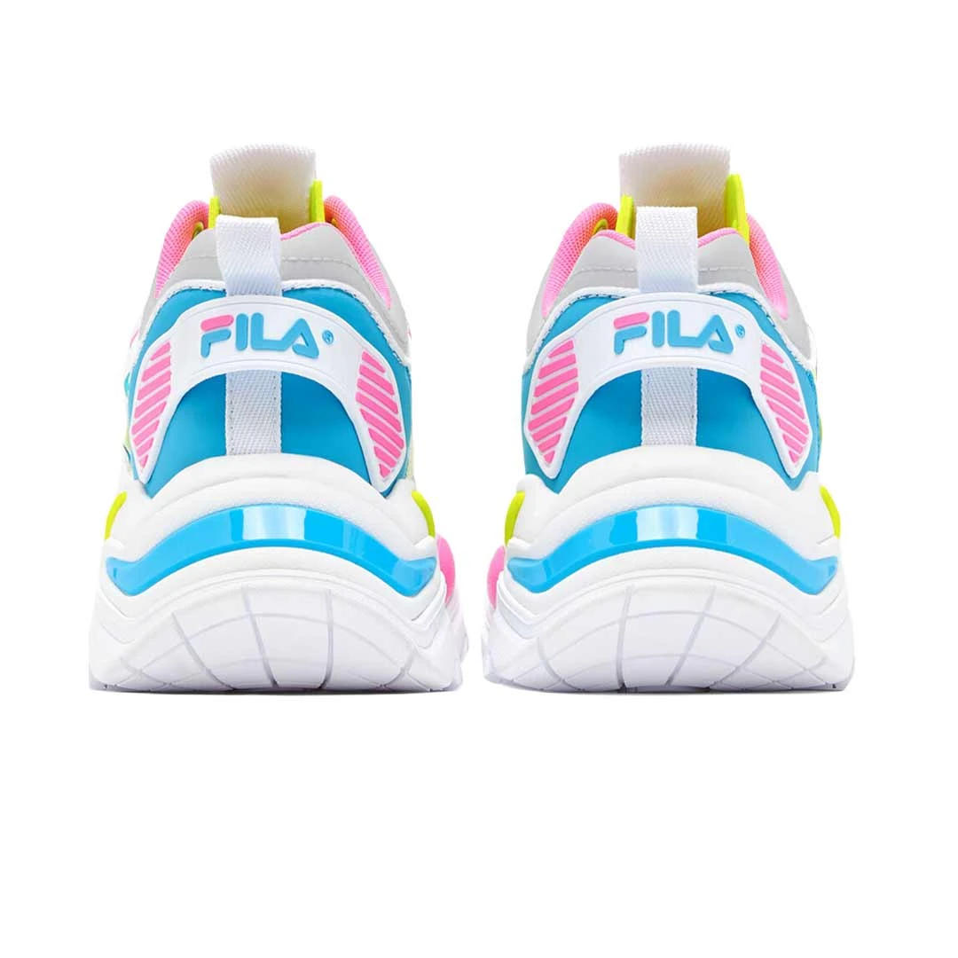 FILA - Women's Cage Mid Mixed Media Shoes (5RM01753 107) 3 FILA - Women's Cage Mid Mixed Media Shoes (5RM01753 107) - Image 3