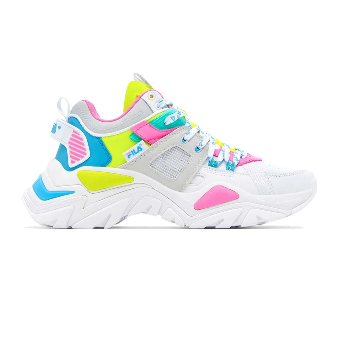 FILA - Women's Cage Mid Mixed Media Shoes (5RM01753 107) 1 FILA - Women's Cage Mid Mixed Media Shoes (5RM01753 107)